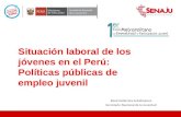 Secretaría Nacional de la Juventud: Situación laboral de los jóvenes en el Perú