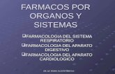 FARMACOS POR ORGANOS Y SISTEMAS