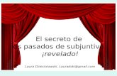 Los pasados de subjuntivo, Spanish