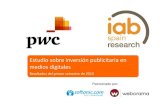 Estudio sobre inversión publicitaria en medios digitales. Primer semestre de 2010 - OCT10 (IAB+PWC)