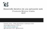 Desarrollo iterativo de una aplicación web  MVP