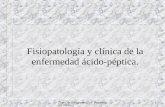 Fisiopatología Enfermedad Ácido Péptica