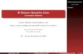 El Sistema Operativo Linux. Conceptos Basicos