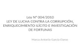 Presentación de la Ley Marcelo Quiroga Santa Cruz