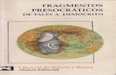 Alberto Bernabé - Fragmentos presocráticos, de Tales a Demócrito
