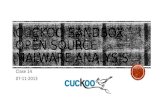 Cuckoo sandbox