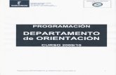 Programación Dpto. ORIENTACIÓN 2009-10