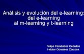 E-Learning, M-learning y T-learning