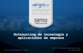 Outsourcing de tecnología y aplicaciones de empresa IaaS  PaaS