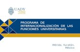 Programa de la Internacionalización de las Funciones Universitarias