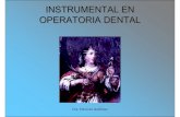 Instrumental Cortante de Mano Para Odontologia Operatoria