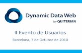 II Evento de Usuarios Dynamic Data Web - Barcelona