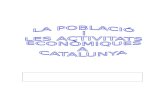 Poblacio i activitats econòmiques de Catalunya