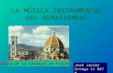08 La mÚsica Instrumental Renaixement JosÉ Javier Ortega