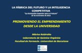 20131129 FFF Promoviendo la emprendeduria desde la Universidad_Marius Rubiralta