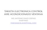Detalles Tarjeta Electronica Control Aire Acondicionado Ventana