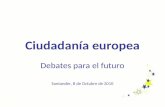 Ciudadanía europea   debates para el futuro