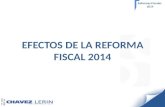Efectos de la Reforma Fiscal 2014