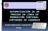 Automatización de un Proceso en linea de producción