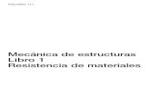 [ebook] Edicions UPC - Mecánica de Estructuras Libro 1 Resistencia de Materiales - Spanish Español