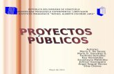 Proyectos de inversión pública