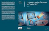 La Sociedad de la información en España  Informe 2013. Fundación Telefónica #Sie13
