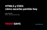 HTML5 y CSS3: como sacarles partido hoy