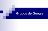 Grupos de Google para el curso de verano de la Universidad de Salamanca 2011