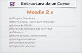 Estructura de un  curso Moodle 2.x