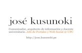 Jose Kusunoki - Lima Valley - Arquitectura de Información