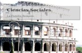 Historia y C. Sociales.-  la familia romana.