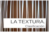 Texturas clasificación