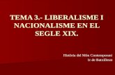 Tema 3.- Liberal is Me i Nacionalisme Al Segle Xix.