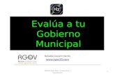 Evalua a tu gobierno municipal