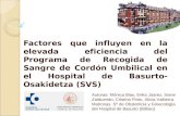 Programa de Donación de Sangre de Cordón Umbilical en el País Vasco