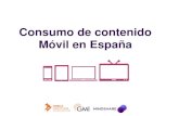 Estudio sobre el Consumo de Contenido Móvil en España