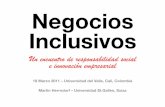 Negocios Inclusivos: Un encuentro de responsabilidad social y innocación empresarial