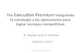RESUMEN LIBRO EXECUTION PREMIUM R. KAPLAN Y D. NORTON