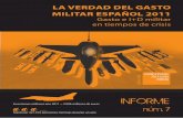 La verdad del gasto militar español 2011