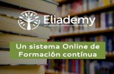 Formación Online para Empresas con Eliademy