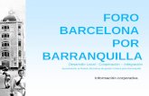 Dossier Corporativa Foro Barcelona Por Barranquilla