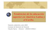 Tendencias de la Educación Superior en América Latina y el Caribe
