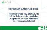Curso reforma laboral 2012