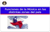 La música en las distintas zonas de Chile