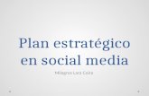 Plan estratégico en social media