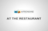 APRENDINE Lesson 1 - At the restaurant