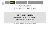 CONCURSO BECAS NACIONALES 2012