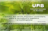 El multilingüisme de les universitats en l’EEES
