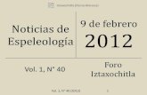 Noticias de espeleología 20120209