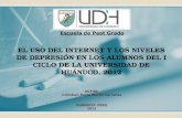 Uso del Internet y Los Niveles de Depresión, Huánuco.